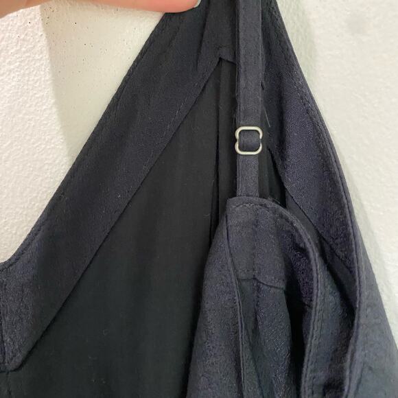 Abercrombie & Fitch Black Tie Back Jumpsuit Size Large - Picture 4 of 14